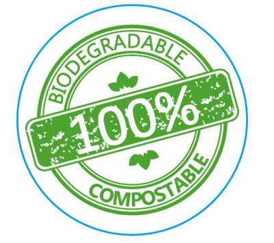 Labels Round Paper - 100% Biodegradable / Compostable (Qty 100)