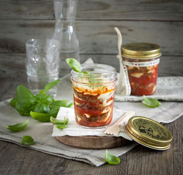 Bormioli Rocco Quattro Jar 320 ml (10 3/4oz) .Aluminum Lid