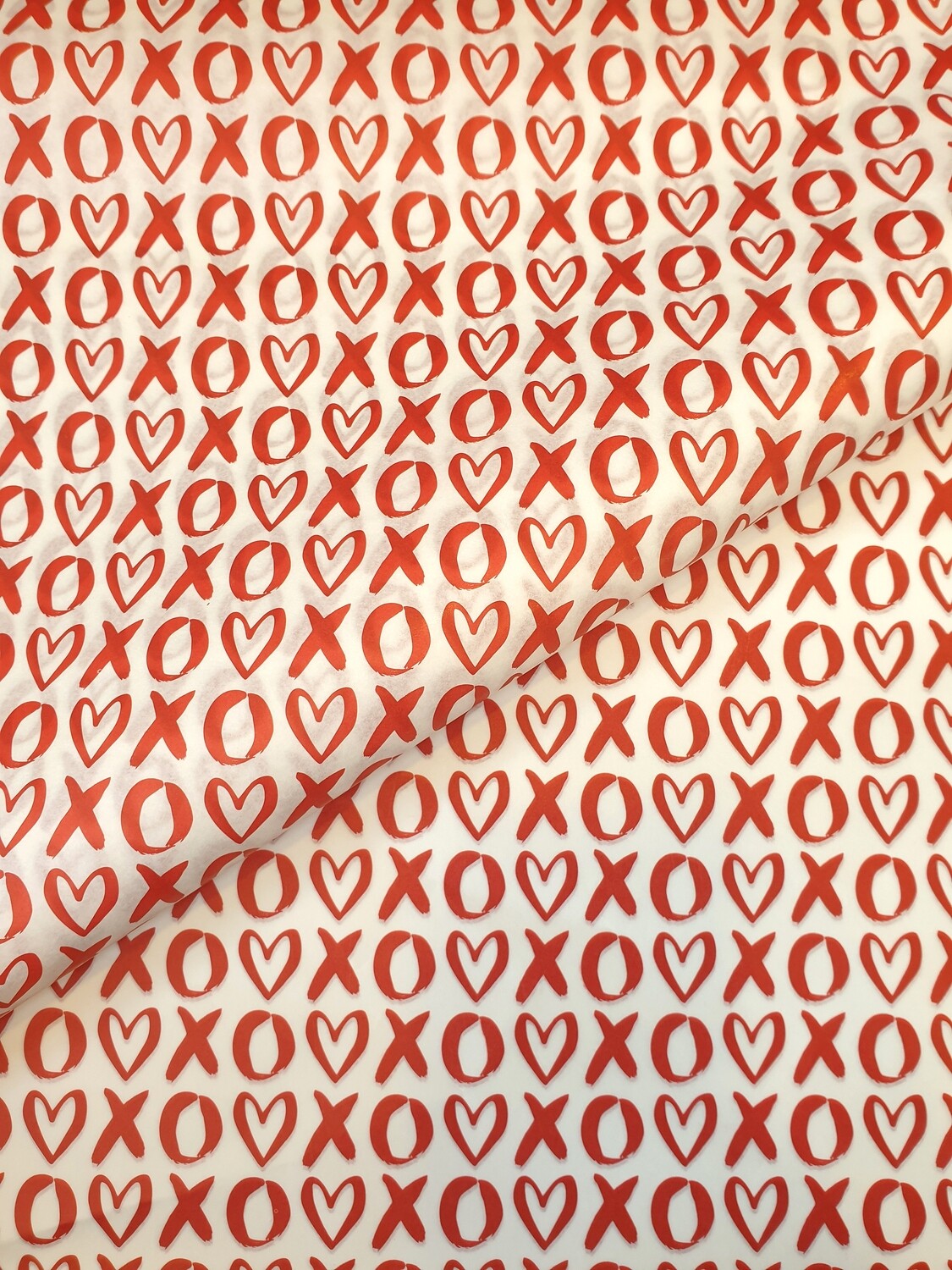 Tissue Paper - XOXO - Red on White (Qty 25) Tissue Paper - XOXO - Red on White (Qty 25)