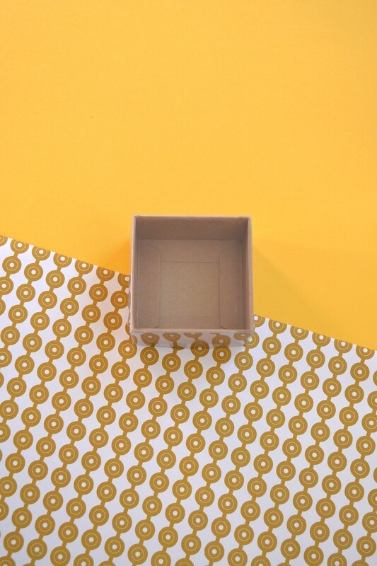 Box Kraft Base with PVC Lid 70x70x40 mm (ea)