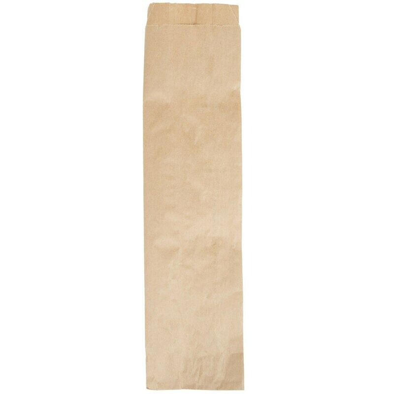 Paper Bags Kraft Bottle Single 100 x 50 x 395 mm (100)