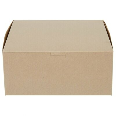 Cake Box Eco Brown 9 x 9 x 4" (ea)