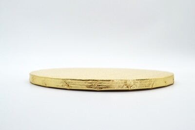 Cake Board Embossed Gold Round 8" Thick (ea)