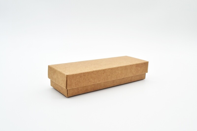 Gift Box Kraft Base Kraft Lid 50x150x30 mm (ea)
