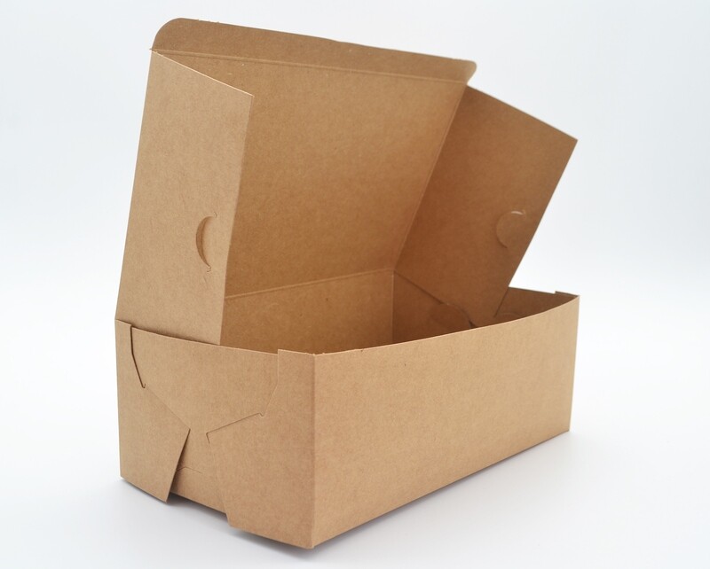 Cake Box Eco Brown 8 x 5 x 3 (ea)