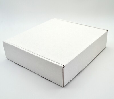 Box Corrugated Patti 255 x 245 x 65 mm White (ea)