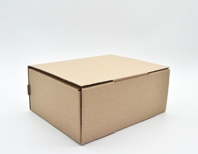 Box Corrugated Parcel Medium - 205 x 155 x 85 Kraft (ea)