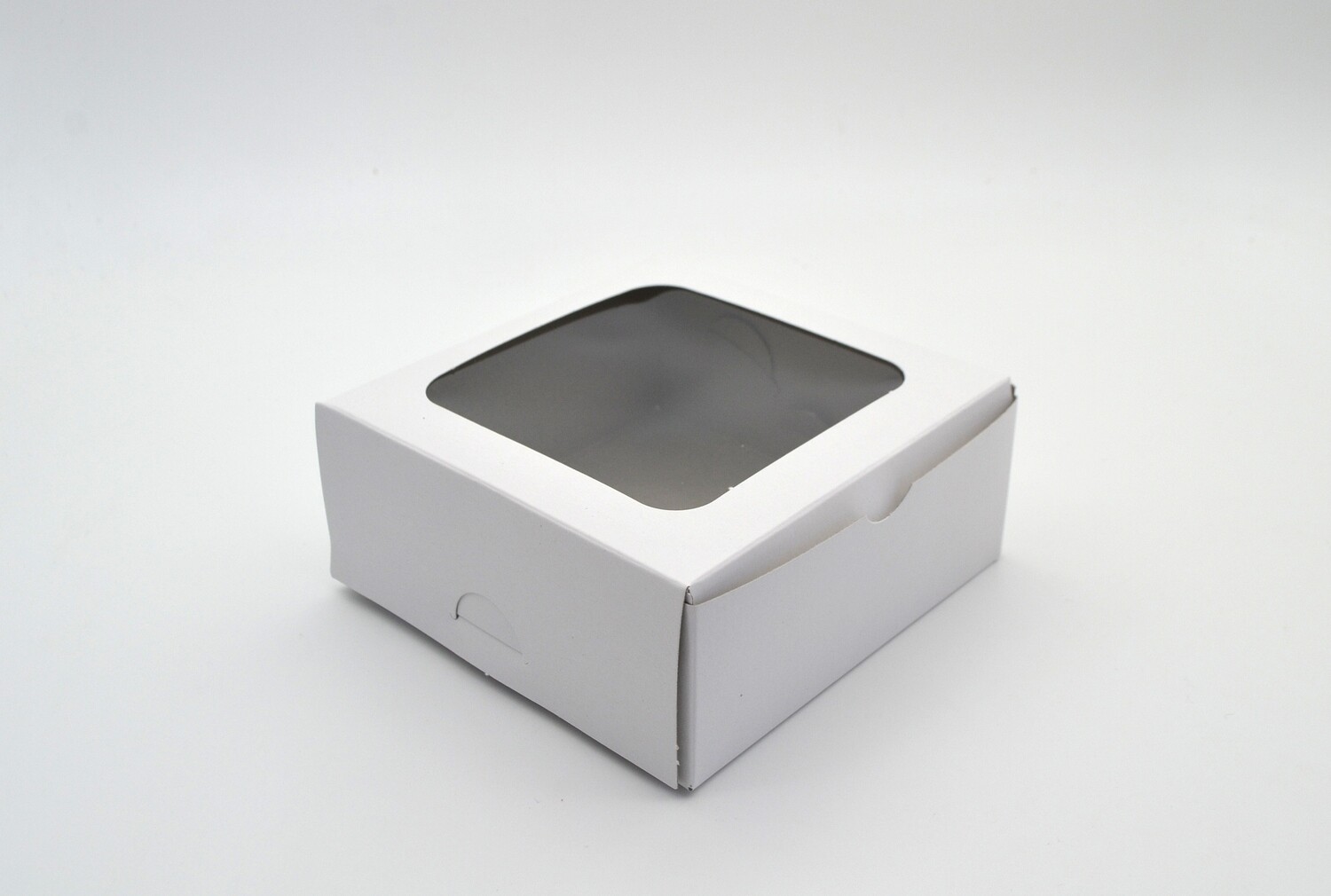 Cake Box Window 5 x 5 x 2.5&quot; White (ea)