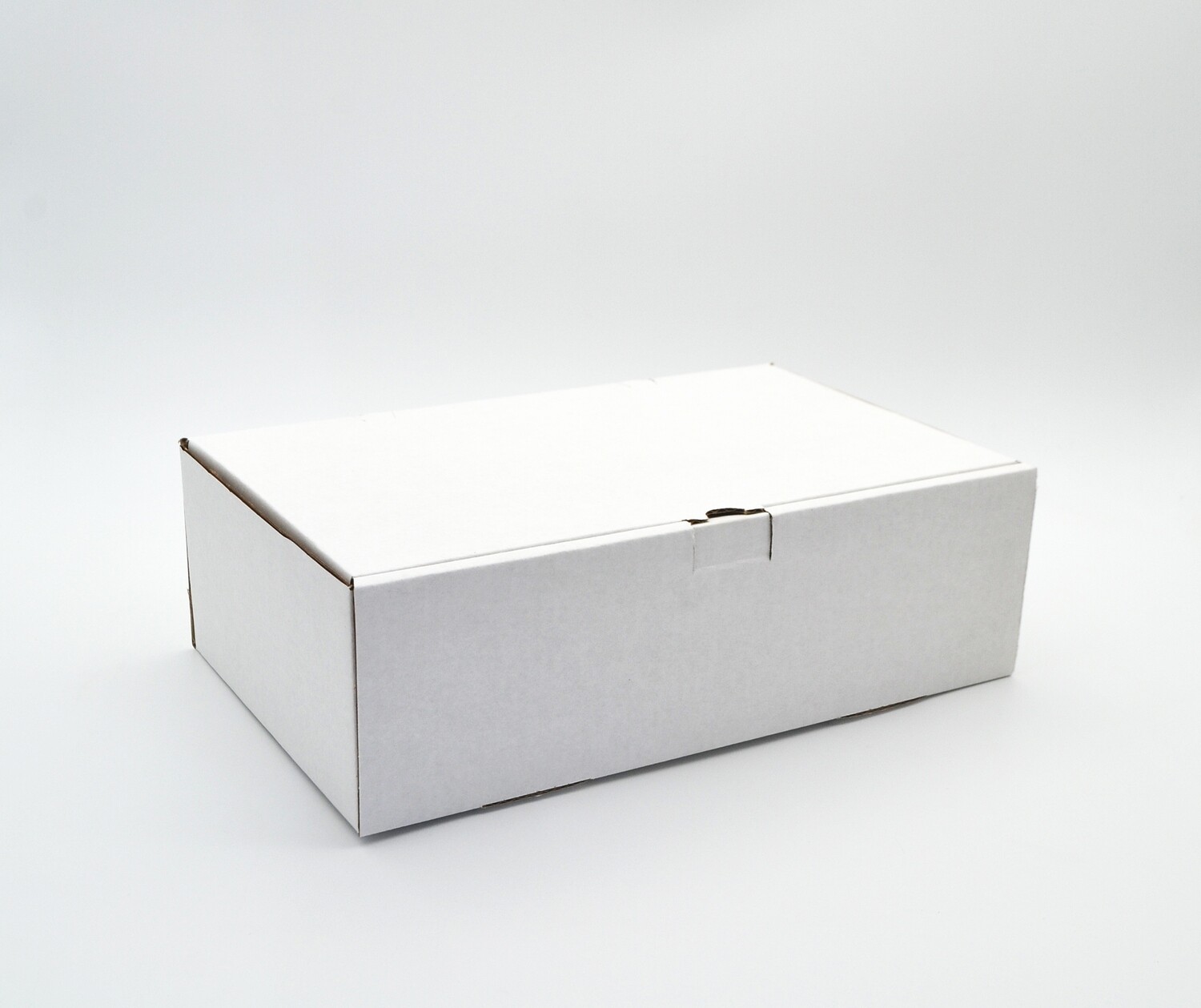 Box Corrugated Burger &amp; Chips - 260 x 160 x 80 mm White (ea)