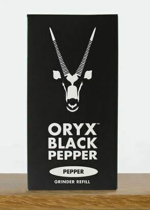 Oryx Black Pepper Refill Box 100g (ea)