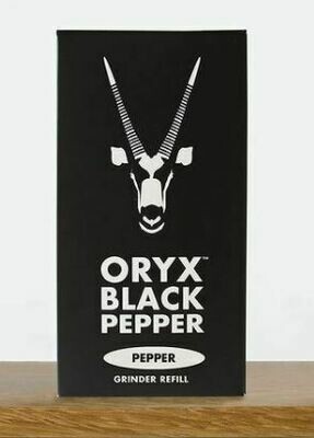 Oryx Black Pepper Refill Box 100g (ea)