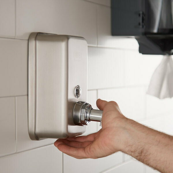 Soap Dispenser 1.2L Stainless Steel (ea)