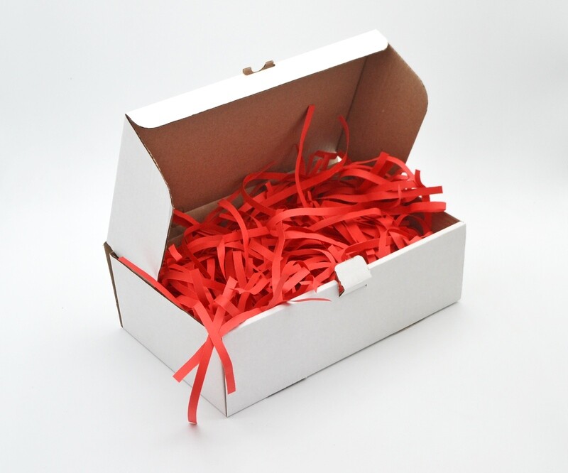 Shredded Strip Cut Paper 90g - Red (ea)