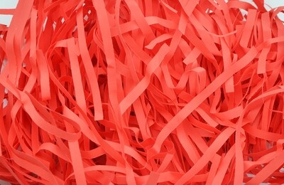 Shredded Strip Cut Paper 90g - Red (ea)