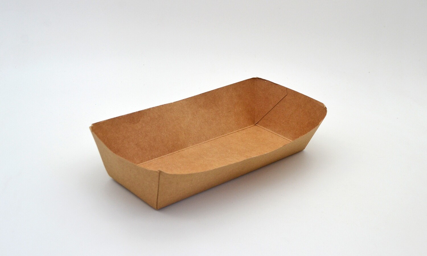Eco Kraft Polylined Food Tray Hot Dog 850 ml (Qty 50)