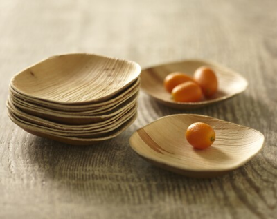 Palm &amp; Bamboo Leaf Plates &amp; Steamers