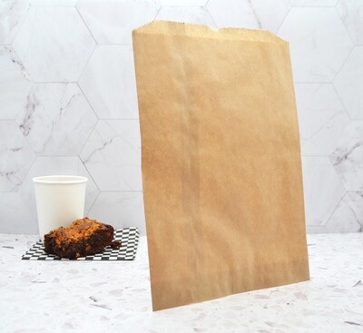 Kraft Paper Bags Size 3 - 200 x 260 mm (Qty 100)
