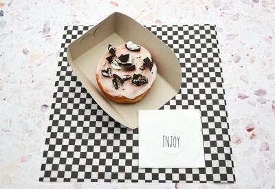 Cake Box Scoop Medium 17x10x6cm White (ea)