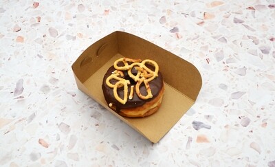 Cake Box Scoop Medium Kraft 17 x 10 x 6cm (ea)