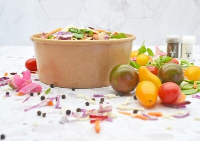 Paper Salad Bowl Kraft 26 oz (800 ml)