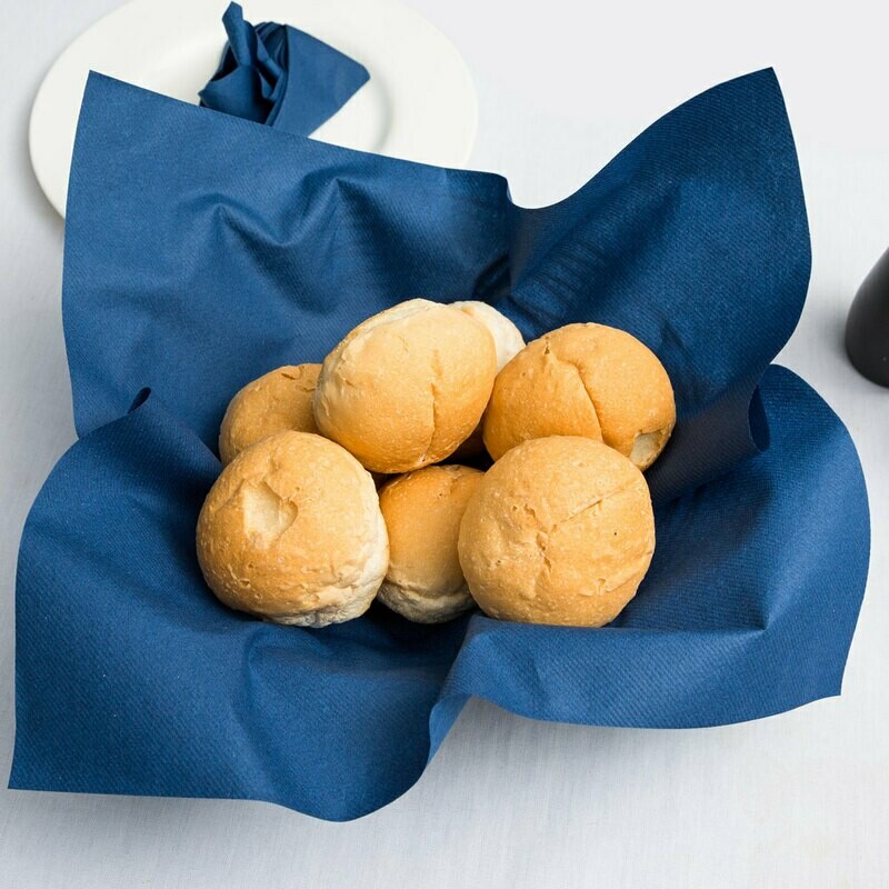 Napking Airlaid &#39;Like Linen&#39; Grande Navy Blue 40 x 40cm (Qty 50)