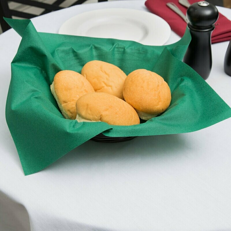 Napking Airlaid &#39;Like Linen&#39; Grande Green 40 x 40cm (Qty 50)