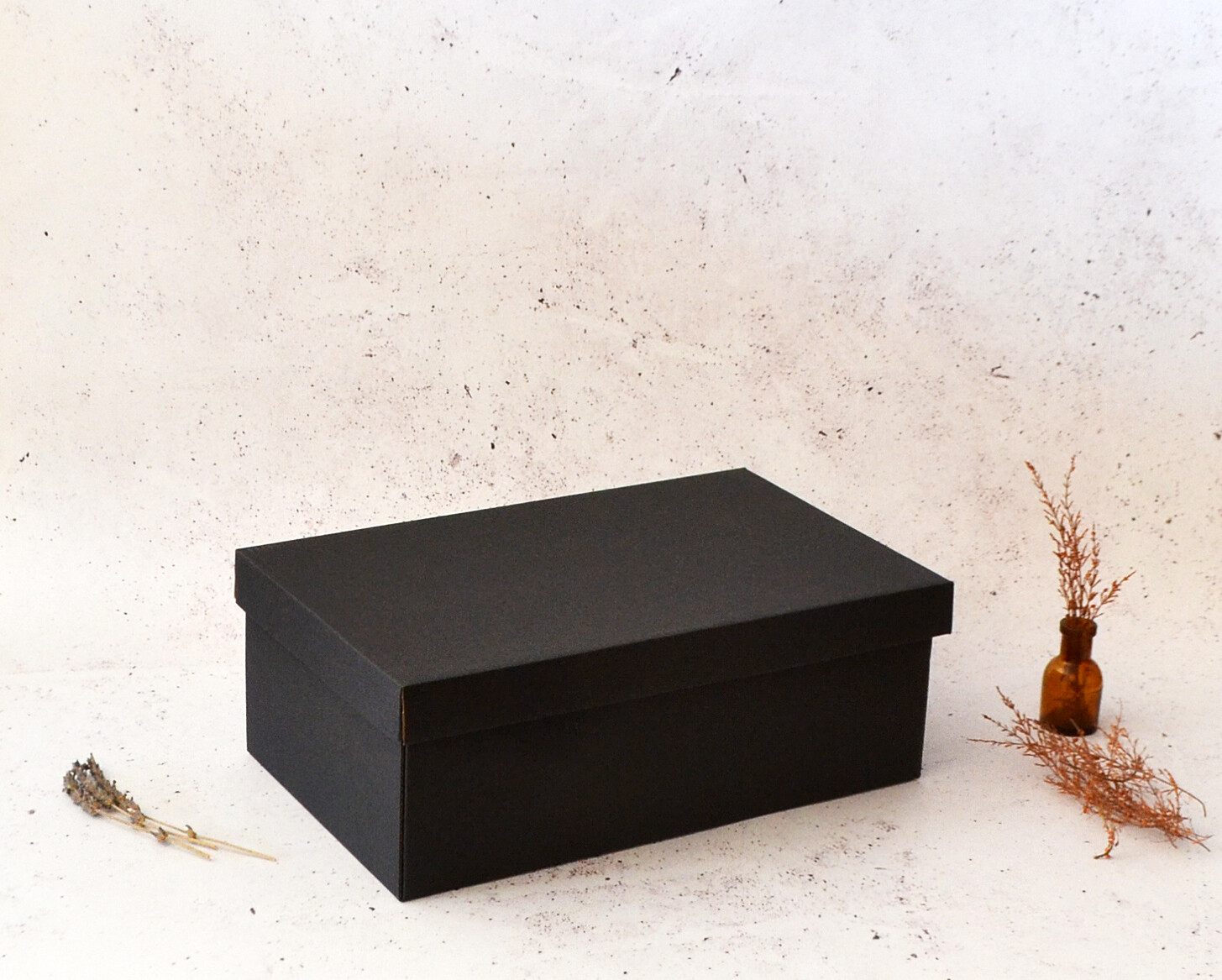 Black Shoe Box Base Lid 205 x 340 x 120 mm Online Store Core Pack