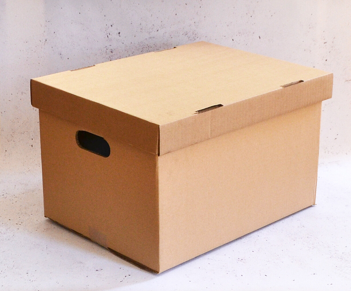 Box Corrugated Archive Base &amp; Lid - 430x310x260mm Kraft (ea)