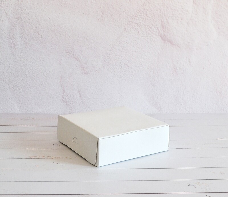 Cake Box 6 x 6 x 2 White (ea)