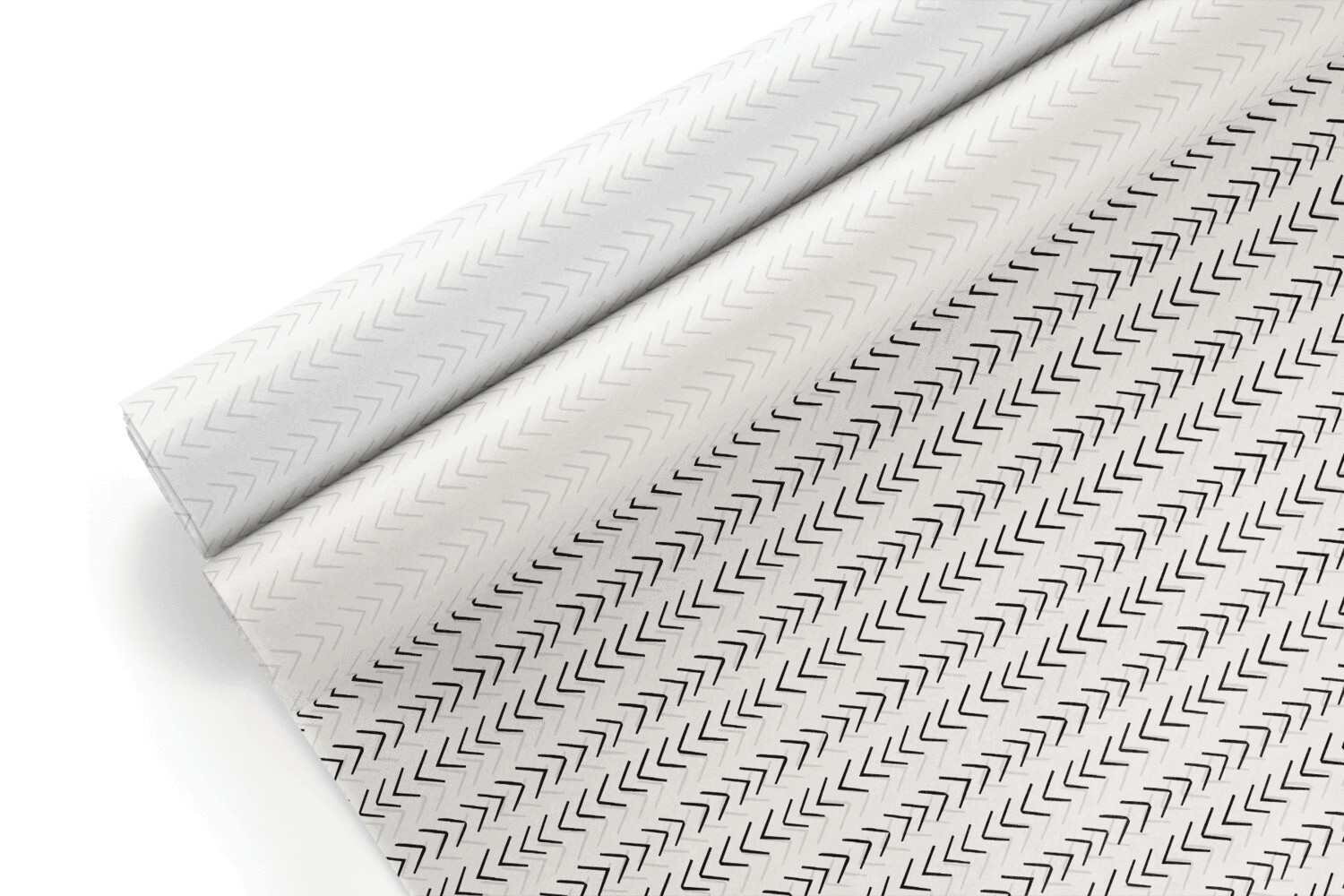 Tissue Paper - Arrows - Black On White - (Qty 5)