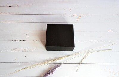 Jewelry box-black Large (chipboard) 95 x 95 x 30 mm (each)