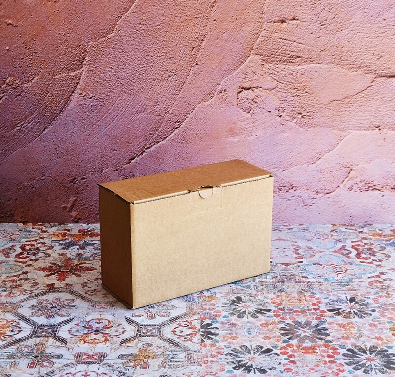 Box Corrugated Shipping AE - 200 x 80 x 130 mm Kraft (ea)