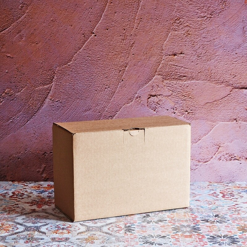 Box Corrugated Shipping K - 250 x 70 x 120 mm Kraft (ea)