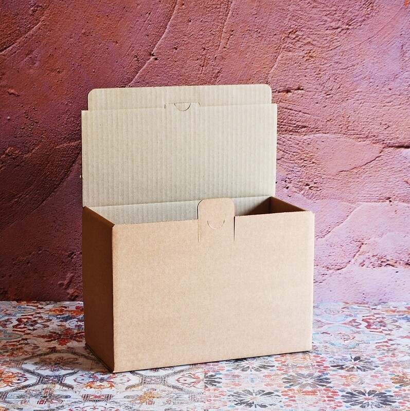Box Corrugated Shipping K - 250 x 70 x 120 mm Kraft (ea)