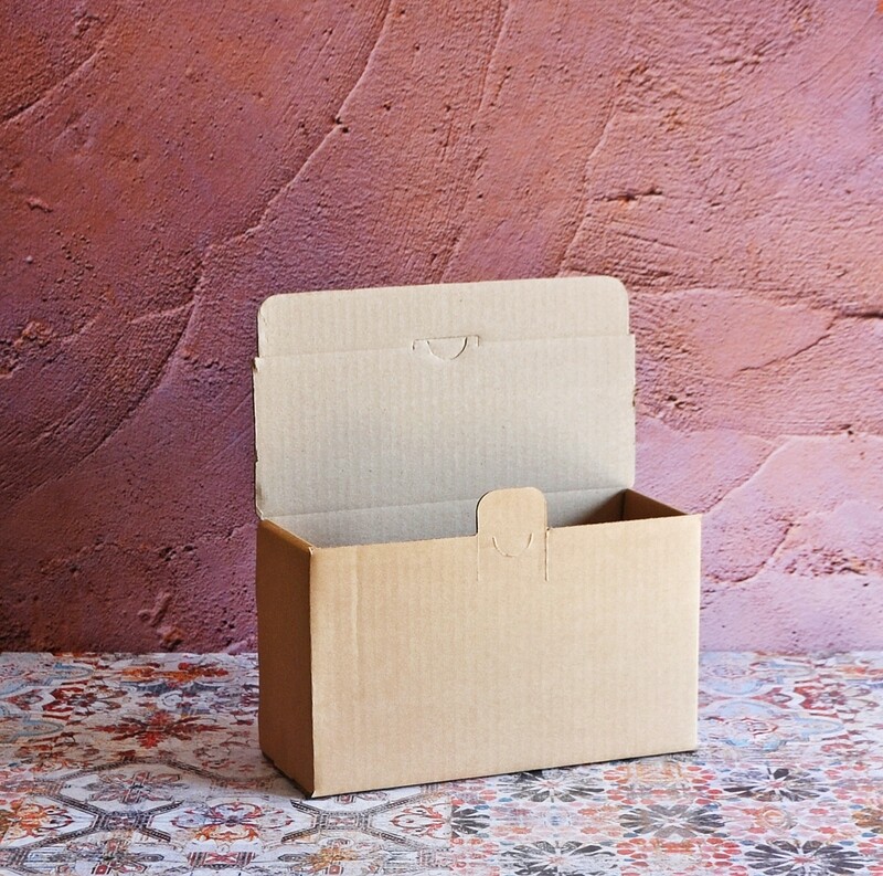 Box Corrugated Shipping C - 230 x 90 x 140 mm Kraft (ea)