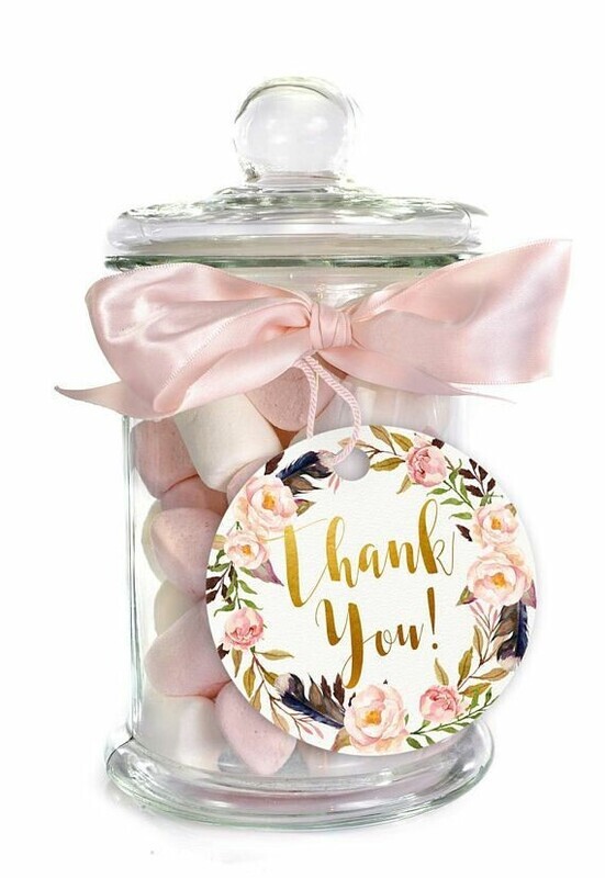 Glass Jar French Med (15 x 7.5 cm) each