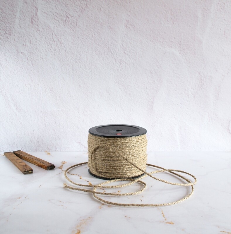 Jute Twine 4mm Braided 100m (ea)