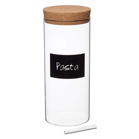 Natural Elements Glass Storage Canister 10 x 24cm