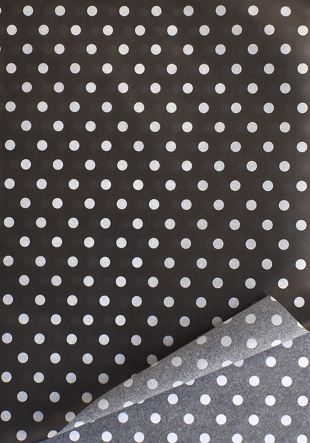 Tissue Paper 500x700mm - Dot Black &amp; White (5&#39;s)