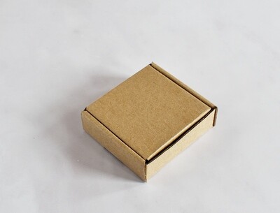 Corrugated SLB23 Kraft Gift box Mini 70mmx75mmx25mm (ea)
