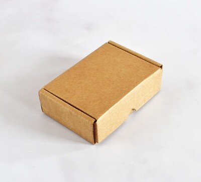 Gift box Corrugated Kraft  small 110 mm x 70 mm x 30 mm (ea)