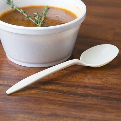 Cutlery Compostable Soup Spoon 140mm (100)