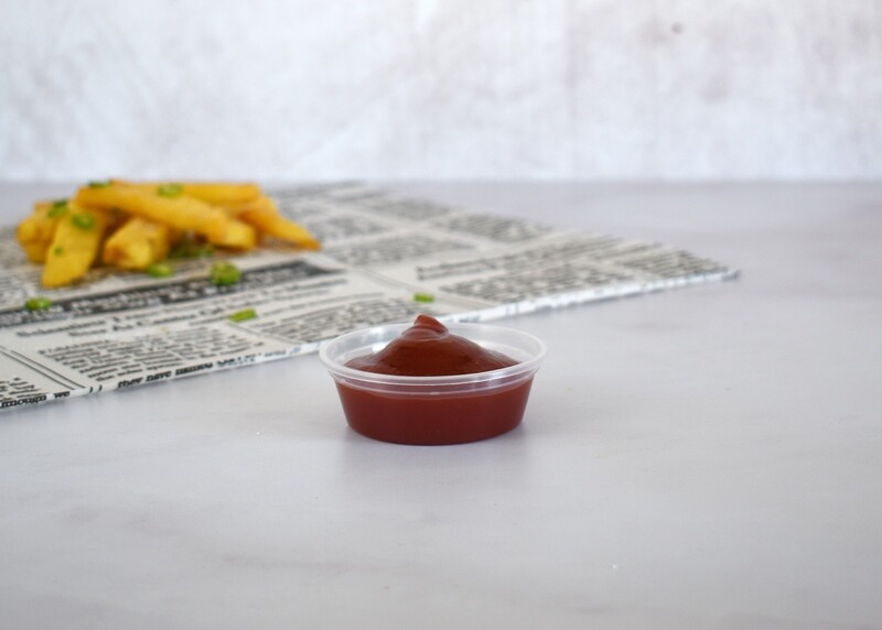 Clear Plastic Sauce Tub + Lid 35ml (pack of 100)