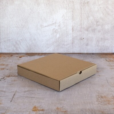 Box Corrugated Pizza Brown Small 22cm (ea)