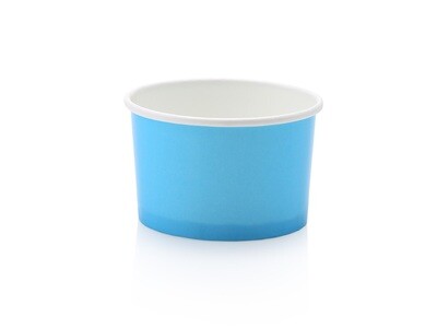 Tub Ice Cream Vintage 120 ml -  Pastel Blue (50pc)