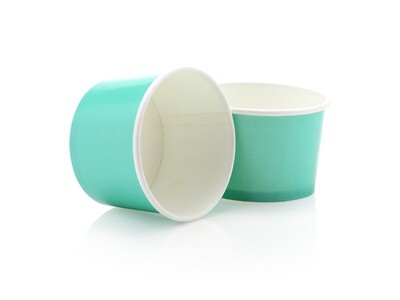 Tub Ice Cream Vintage 120 ml -  Pastel Mint (50pc)