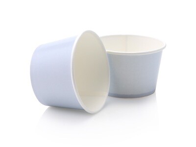Tub Ice Cream Vintage 250 ml -  Pastel Grey (50pc)