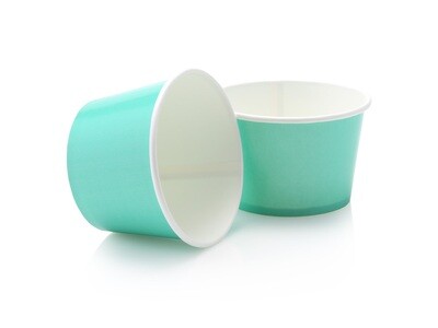 Tub Ice Cream Vintage 250 ml -  Pastel Mint (50pc)