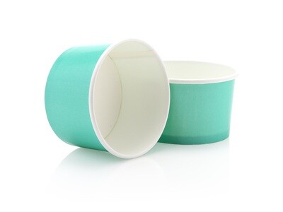 Tub Ice Cream Vintage 150 ml -  Pastel Mint (50pc)