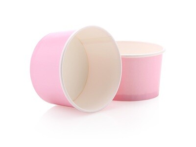 Tub Ice Cream Vintage 150 ml -  Baby Pink (50pc)
